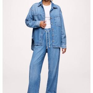 Brand new NUUDS denim set. Size medium